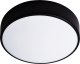 Lampa sufitowa Orno OVO plafon 2xE27, 2x24W, czarna stal, klosz plastikowy matowy, IP54, ? 300 1