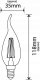INQ Żarówka LED E14 4W (zamiennik 40W) 470lm - B37 płomyk 230V 4000K (neutralna-biała) - EDBT010NW DECO CLEAR INQ 3