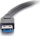 Kabel USB C2G C2G 6ft USB C to USB A Cable - USB 3.2 - 5Gbps - M/M - USB-Kabel - USB Typ A (M) zu 24 pin USB-C (M) - USB 3.1 - 30 V - 3 A - 1.83 m - Schwarz 3