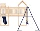 vidaXL Plac zabaw do ogrodu, lite drewno sosnowe 5
