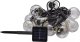 Ansult Girlanda solarna balkonowa 15 ciepłych żarówek sznur 2,8m drucik led Girlanda solarna balkonowa 15 ciepłych żarówek sznur 2,8m drucik led 6