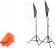 Zestaw studyjny Freepower Zestaw światła ciągłego 106 50x70cm SET 3200W 5500K ze statywem 1