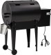 vidaXL Grill na pellet, czarny, 94 cm, żelazo 5