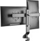 Eaton Tripp Lite Dual-Display Monitor Arm with Desk Clamp and Grommet - Height Adjustable, 17" to 27" Monitors - Befestigungskit - fur 2 LCD-Displays - Stahl - Schwarz - Bildschirmgrosse: 43.2-68.6 cm (17"-27") - Klemmmontage, Tulle, Tischmontage 4