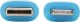 Kabel USB Eaton Eaton Tripp Lite Series Safe-IT USB-C to Lightning Sync/Charge Antibacterial Cable, Ultra Flexible, MFi Certified - USB 2.0 (M/M), Light Blue, 3 ft. (0.91 m) - Lightning-Kabel - 24 pin USB-C mannlich zu Lightning mannlich - 91 cm - Hellbla 3