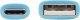 Kabel USB Eaton Tripp Lite Safe-IT USB-A to USB-C Antibacterial Cable, USB 2.0, Ultra Flexible (M/M), Light Blue, 6 ft. (1.8 m) - USB-Kabel - 24 pin USB-C (M) zu USB (M) - USB 2.0 - 91 cm - geformt, bis zu 480 Mbps - Hellblau - fur P/N: U222-004, U222-007 3