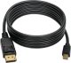 Kabel Eaton Eaton Tripp Lite Series Mini DisplayPort to DisplayPort Adapter Cable, 4K 60 Hz (M/M), DP Latching Connector, Black, 6 ft. (1.8 m) - DisplayPort-Kabel - DisplayPort (M) zu Mini DisplayPort (M) - 1.83 m - eingerastet, 4K Unterstutzung - Schwarz 1