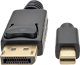 Kabel Eaton Eaton Tripp Lite Series Mini DisplayPort to DisplayPort Adapter Cable, 4K 60 Hz (M/M), DP Latching Connector, Black, 6 ft. (1.8 m) - DisplayPort-Kabel - DisplayPort (M) zu Mini DisplayPort (M) - 1.83 m - eingerastet, 4K Unterstutzung - Schwarz 2
