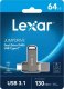 Pendrive Lexar Lexar JumpDrive Dual Drive D400 Type-C/Type-C & Type-A, up to 130MB/s read (USB 3.1) 64GB 8