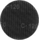 Graphite Siatka ścierna do gipsu na rzep 180 mm, K120, 5szt do szlifierki 59G263 2