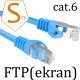Lanberg Kabel sieciowy LAN do internetu RJ45 FTP 1m GOLD 1