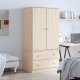 vidaXL Szafa ALTA, 90x55x170 cm, lite drewno sosnowe 1
