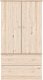 vidaXL Szafa ALTA, 90x55x170 cm, lite drewno sosnowe 3