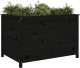 vidaXL Podwyższona donica ogrodowa, czarna, 119,5x82,5x78 cm, sosna 3