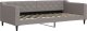 vidaXL Sofa z materacem do spania, kolor taupe, 90x200 cm, tkanina 2