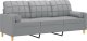 vidaXL 3-osobowa sofa z poduszkami, jasnoszara, 180 cm, tkanina 3