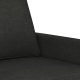 vidaXL Sofa 3-osobowa, czarna, 180 cm, tapicerowana tkaniną 6