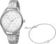 Zegarek Esprit Zegarek damski Esprit ES1L177M0065 CYRKONIE srebrny 4
