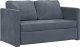 vidaXL Sofa podłogowa 2-w-1, ciemnoszara, 122x204x55 cm, aksamit 4