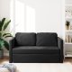vidaXL Sofa podłogowa 2-w-1, czarna, 122x204x55 cm, aksamit 3