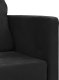 vidaXL Sofa podłogowa 2-w-1, czarna, 122x204x55 cm, aksamit 8