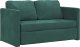 vidaXL Sofa podłogowa 2-w-1, ciemnozielona, 122x204x55 cm, aksamit 4