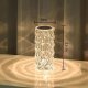 Lampa stołowa Tech-Led Kryształowa lampa róża LED kolorowa zmienia kolory pod wpływem dotyku Kryształowa lampa róża LED kolorowa zmienia kolory pod wpływem dotyku 4