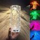 Lampa stołowa Tech-Led Kryształowa lampa róża LED kolorowa zmienia kolory pod wpływem dotyku Kryształowa lampa róża LED kolorowa zmienia kolory pod wpływem dotyku 7