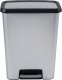 Kosz na śmieci Curver Kosz na śmieci z pedałem Compatta 50L inox 1