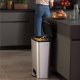 Kosz na śmieci Curver Kosz na śmieci z pedałem Compatta 50L inox 3