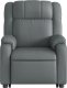 vidaXL Podnoszony fotel masujący, rozkładany, szary, ekoskóra 9
