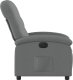 vidaXL Elektryczny fotel rozkładany, ciemnoszary, obity tkaniną 10