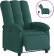 vidaXL Elektryczny fotel rozkładany, ciemnozielony, obity tkaniną 2