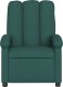 vidaXL Elektryczny fotel rozkładany, ciemnozielony, obity tkaniną 9