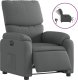 vidaXL Elektryczny fotel rozkładany, ciemnoszary, obity tkaniną 2