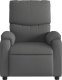 vidaXL Elektryczny fotel rozkładany, ciemnoszary, obity tkaniną 9