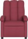 vidaXL Elektryczny fotel rozkładany, winna czerwień, obity tkaniną 9