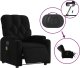 vidaXL Rozkładany fotel masujący, elektryczny, czarny, tkanina 6