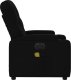 vidaXL Rozkładany fotel masujący, elektryczny, czarny, tkanina 10