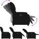 vidaXL Elektryczny fotel rozkładany, czarny, obity tkaniną 7