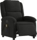vidaXL Rozkładany fotel masujący, elektryczny, czarny, tkanina 3