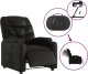 vidaXL Elektryczny fotel rozkładany, czarny, obity sztuczną skórą 5