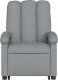 vidaXL Podnoszony fotel masujący, rozkładany, jasnoszary, tkanina 8