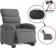 vidaXL Podnoszony fotel masujący, elektryczny, rozkładany, ciemnoszary 5