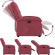 vidaXL Podnoszony fotel masujący, elektryczny, rozkładany, bordowy 6