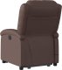 vidaXL Rozkładany fotel pionizujący z masażem, elektryczny, brązowy 5