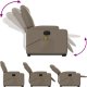 vidaXL Rozkładany fotel pionizujący z masażem, elektryczny, cappuccino 7