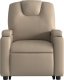vidaXL Rozkładany fotel pionizujący z masażem, elektryczny, cappuccino 9