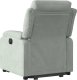 vidaXL Elektryczny, podnoszony fotel rozkładany, jasnoszary, aksamit 5