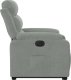 vidaXL Elektryczny, podnoszony fotel rozkładany, jasnoszary, aksamit 10